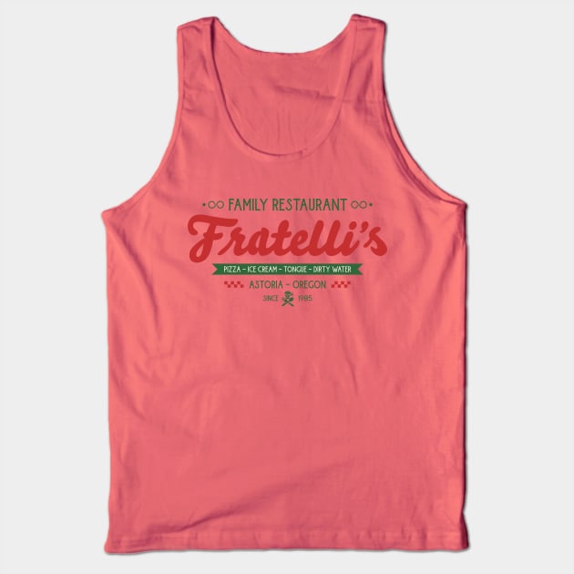 Fratellis Family Restaurant Tank Top by Sachpica